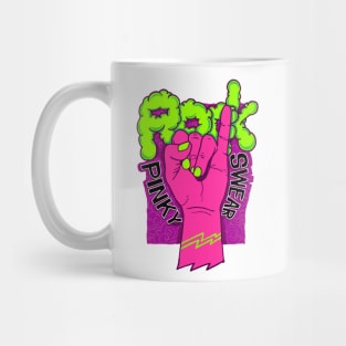 Fingers rock pinky Swear Mug